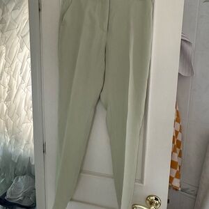 Reiss pastel mint green Trousers with Relaxed Fit